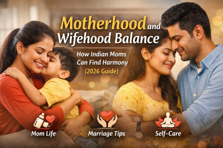 motherhood and wifehood balance tips for Indian moms
