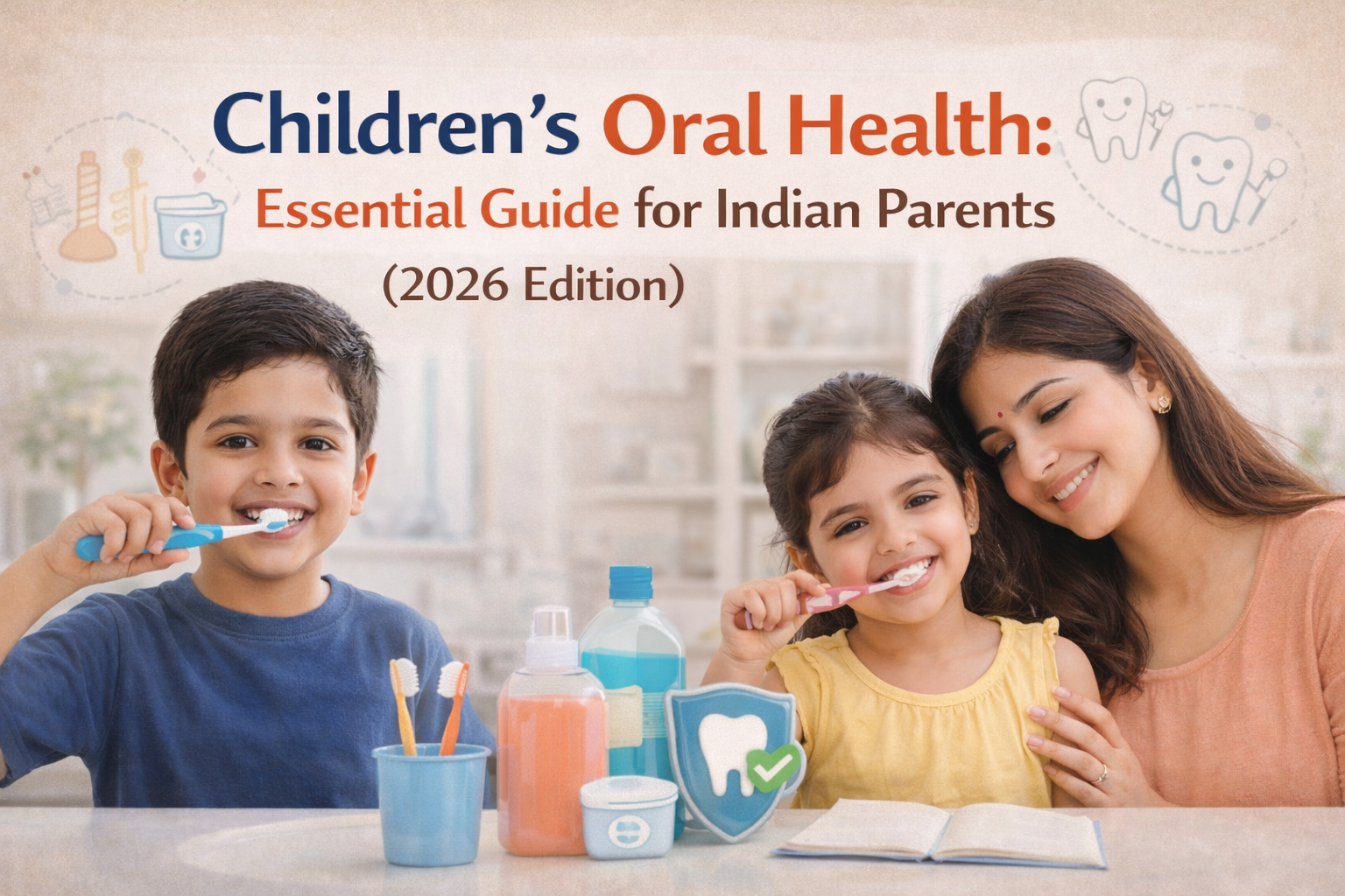 Dental care for kids India: baby gum cleaning with cloth