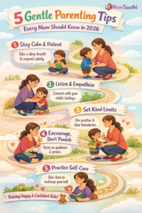 gentle parenting tips 2026 infographic for modern parents