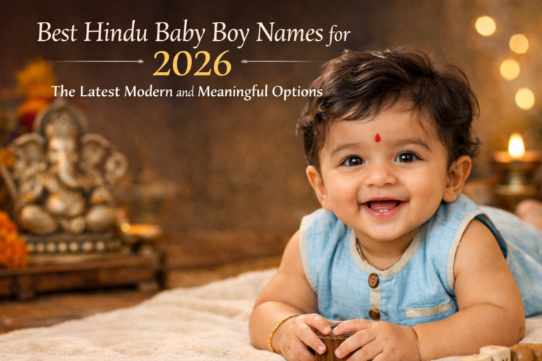 Best Hindu baby boy names 2026 list with meanings