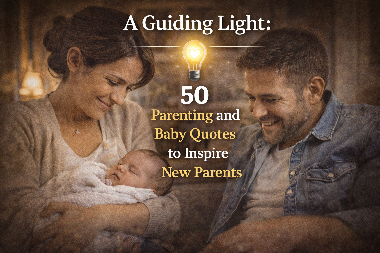 Heartfelt quotes for new parents with baby and parent bonding moments