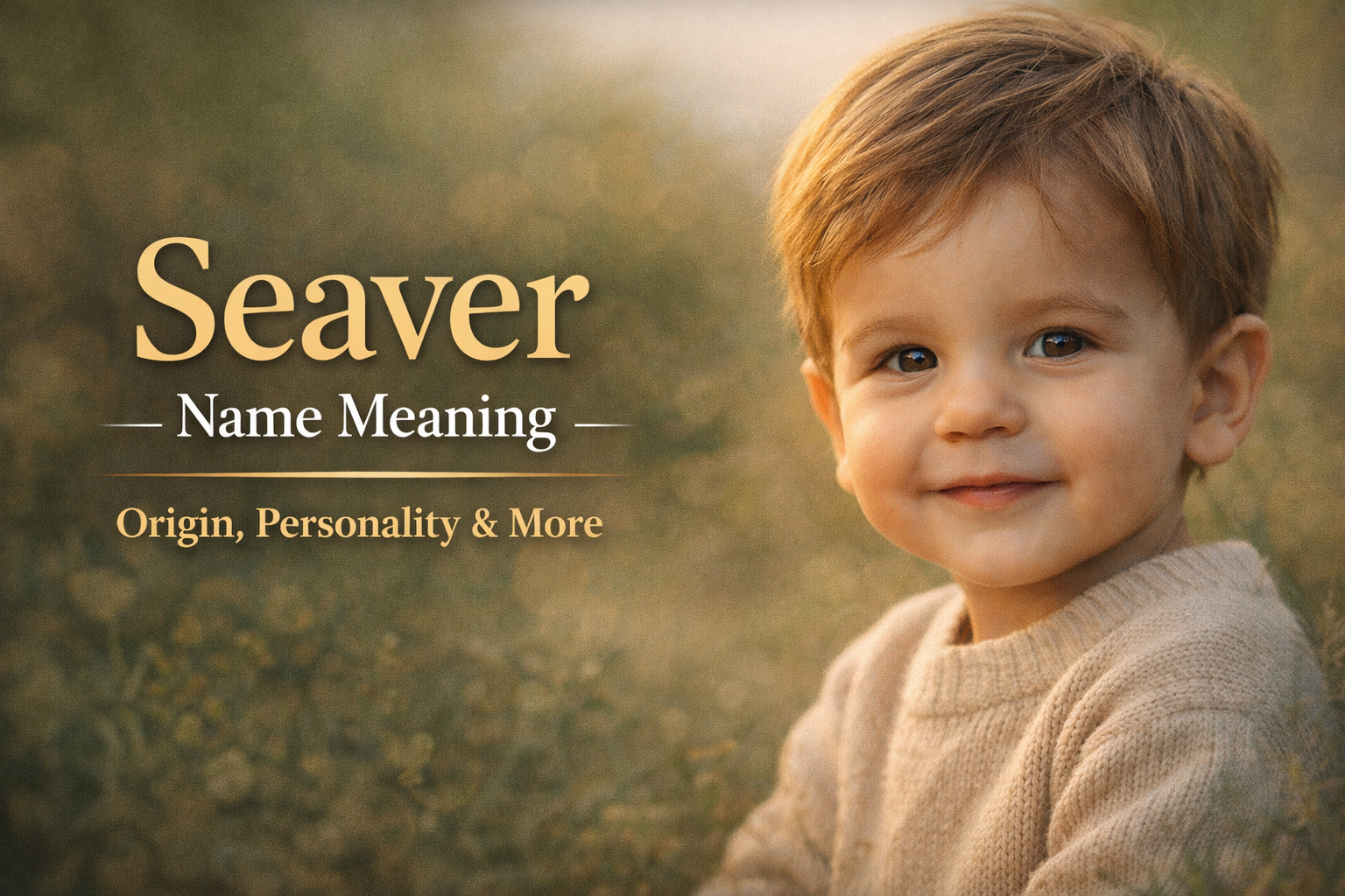 Seaver name meaning origin personality unique baby boy name