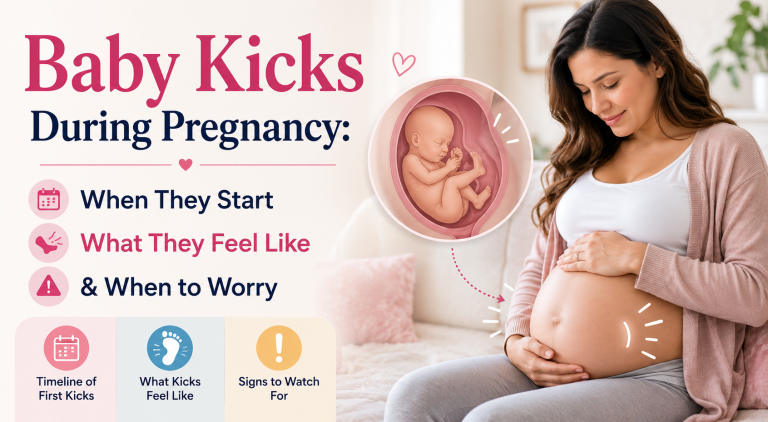 Baby Kicks During Pregnancy: When They Start, What They Feel Like & When to Worry