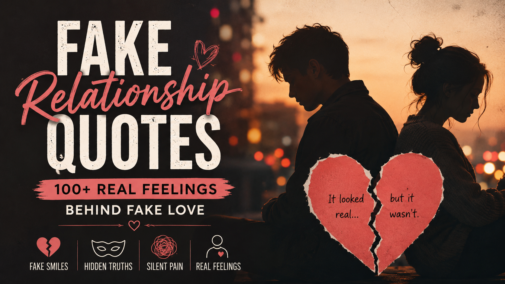 Fake Relationship Quotes: 100+ Real Feelings Behind Fake Love