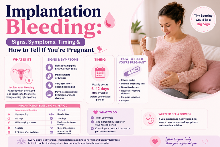 Understanding implantation bleeding and pregnancy signs