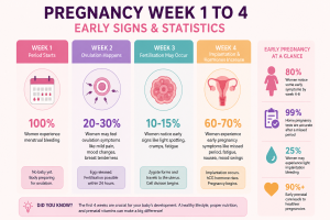 Pregnancy Week 1 to 4: Early Signs & Symptoms Every Woman Needs to Know