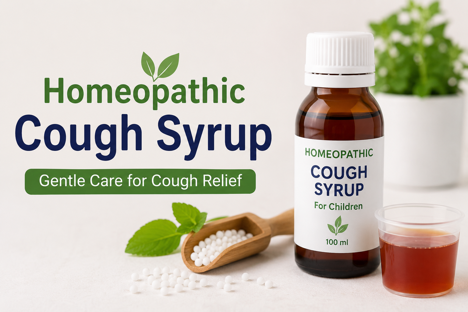 Homeopathic cough syrup for babies with child health guidance, cough relief information and parental care tips
