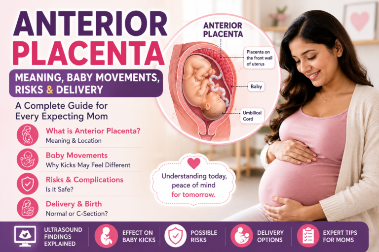 Anterior Placenta: Meaning, Baby Movements, Risks & Delivery