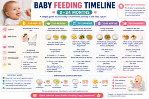 Baby Feeding Timeline (0–24 Months)