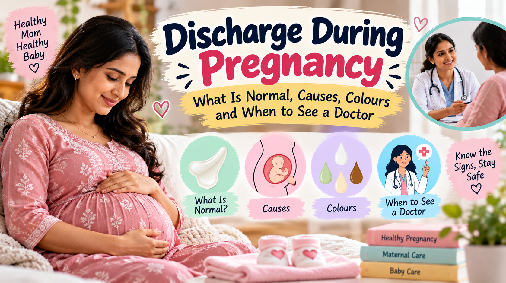 Discharge during pregnancy: normal and abnormal vaginal discharge